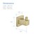 Kibi Cube Bathroom Towel & Robe Hook KBA1501BG - alternate 9